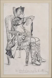 Wachsfigur Friedrich II. (von Schadow ergänzte Figur) für die Königliche Kunstkammer