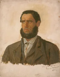Porträt des Gefangenen Carl Gustav Svendsen