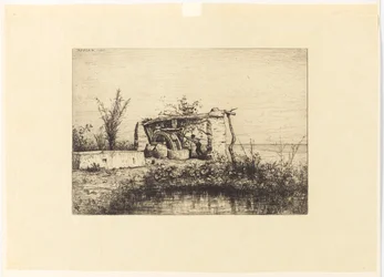 Eine Moria in Bodiquier (Italien)