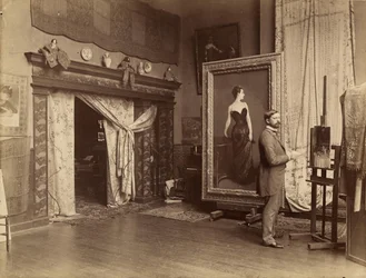 John Singer Sargent im Atelier
