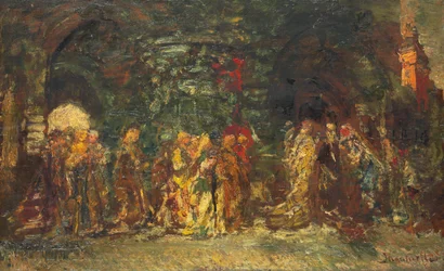 Eine Prozession, ca. 1880