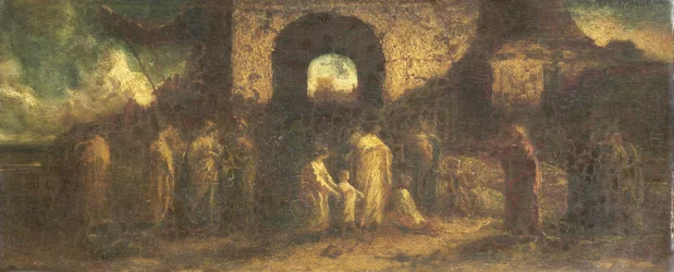 Christus segnet die Kinder