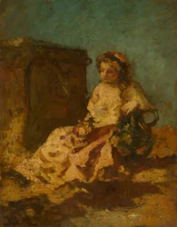 Meditation (Sitzende Frau)