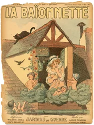 Cover von „La Baionnette“, Satirisch in Farben