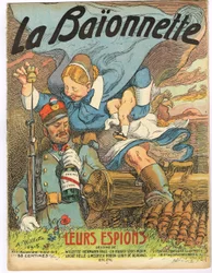 Cover von "La Baionnette", Satirisch in Farben