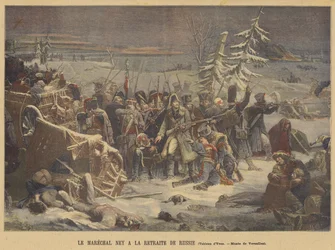 Marschall Ney auf dem Rückzug aus Russland