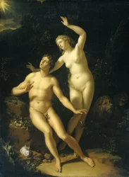 Gott macht Adam und Eva verantwortlich