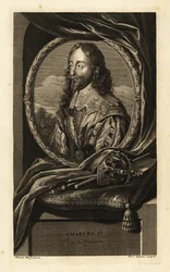 Porträt von König Karl I. von England