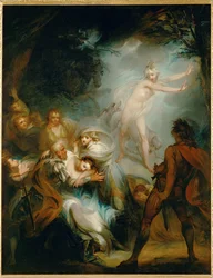 Der verzauberte Wald, nach Boccaccio - die Geschichte von Nastagio degli Onesti, aus Boccaccios Decamerone