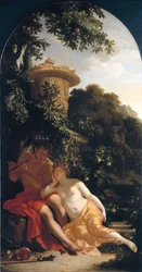 Hirte und Hirtin, Der verliebte Hirte, ca. 1696