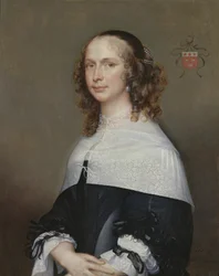 Porträt der Frau von Nicolas van der Haer, 1661