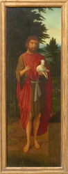 Heiliger Johannes der Täufer Flügel eines Triptychons, 1530er Jahre