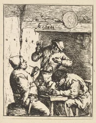 Sänger zwischen zwei Rauchern, 1610-85