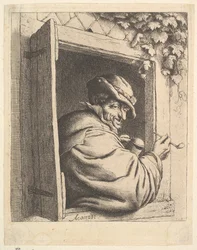 Raucher am Fenster, 1610-85