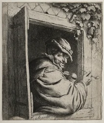 Der Raucher am Fenster