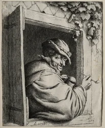 Der Raucher am Fenster