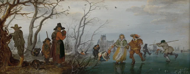 Wintervergnügen auf dem Eis, 1625