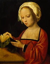 Die Hl. Magdalena beim Lesen