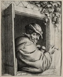 Der Raucher am Fenster
