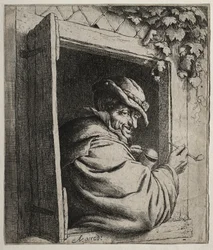 Der Raucher am Fenster