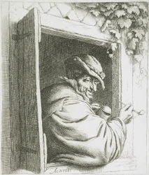 Der Raucher am Fenster