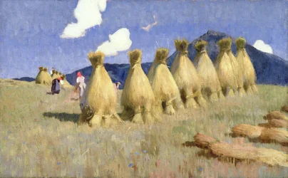 Sieben Kornstöße in Oberungarn, ca. 1906