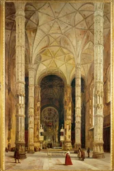 Innenraum der Kirche von Belem, Lissabon