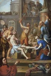 Das Martyrium des heiligen Adrien