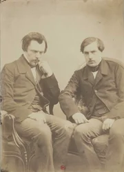 Die Brüder Goncourt, ca. 1855