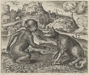 Fabel vom Affen und dem Fuchs