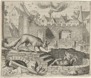 Fabel von Fuchs und Ziege