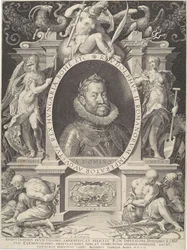 Porträt von Rudolf II., 1603