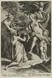 Venus empfängt Geschenke