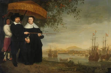 Kaufmann der Niederländischen Ostindien-Kompanie (VOC). Um 1640-60