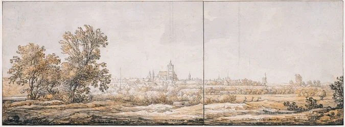 Blick auf Arnheim von Süden, um 1645