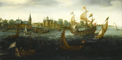 Die Eendracht vor IJsselmonde, 1618