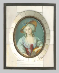 Dame mit Hut
