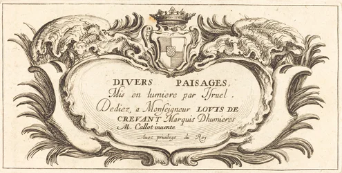 Titelseite für "Various Landscapes"