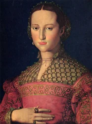 Porträt von Eleonora von Toledo 1522-1562, Ehefrau von Großherzog Cosimo I. de