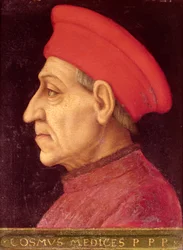 Posthumes Porträt von Cosimo di Giovanni de Medici, ca. 1565-69
