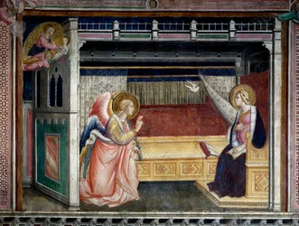 Die Verkündigung Fresko