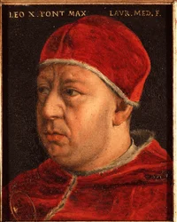 Porträt von Papst Leo X (Leo X) (Johannes von Medici)