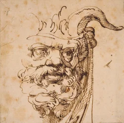 Eine silvanische Maske, 1570-1602