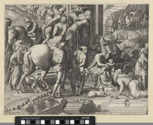 Anbetung der Könige (Teil unten links)