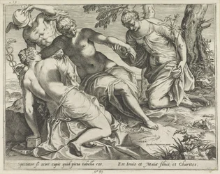 Merkur und die Grazien