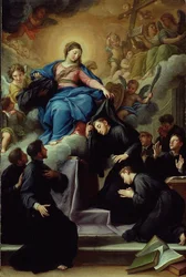 Die Madonna mit den sieben Gründern des Servitenordens, um 1728