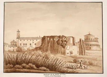 Hippodrom der Familie von Konstantin, Via Nomentana, 1833