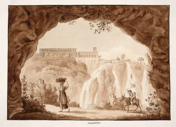 Die Wasserfälle von Tivoli, 1833