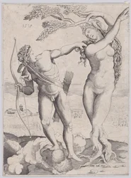 Apollo und Daphne, datiert 1518