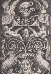 Ornamentales Panel, ca. 1514-1536